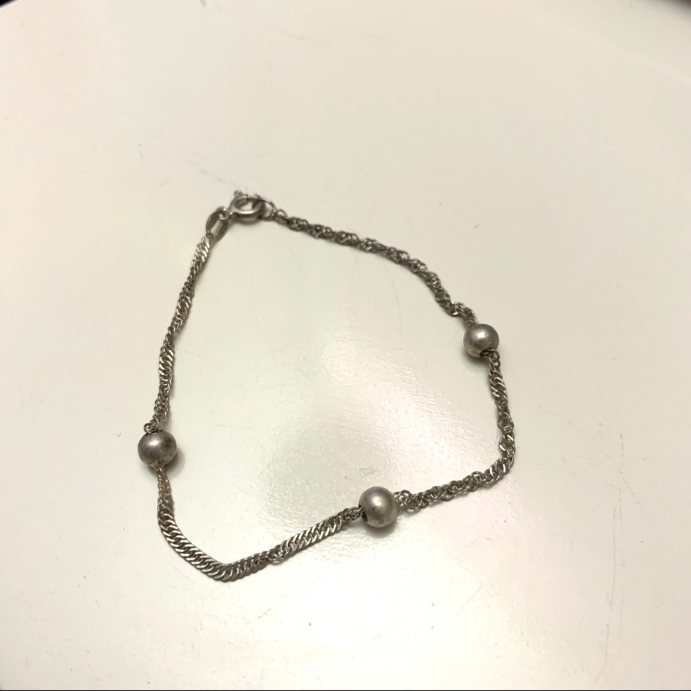 Silver Ball Bracelet